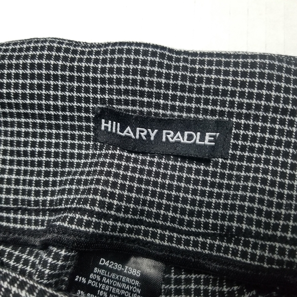 HILARY RADLE WOMEN'S BLACK AND WHITE DRESS PANTS SIZE XL - Picture 3 of 16